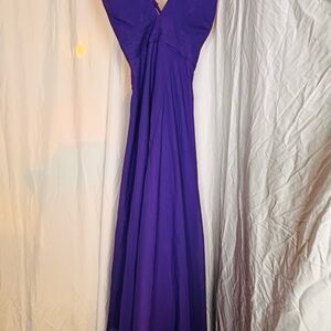 Elegant Purple Evening Gown